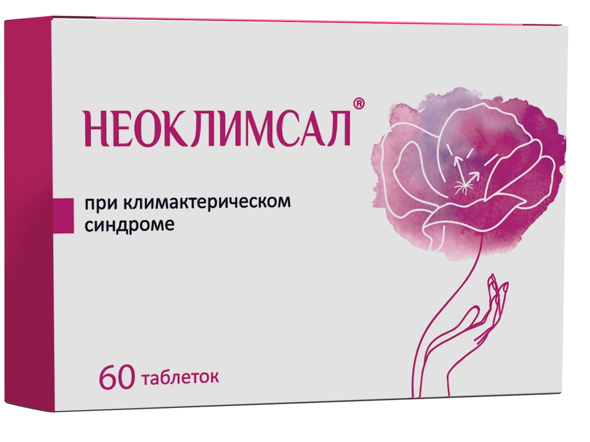 Неоклимсал Таблетки 60 шт купить по цене 294,0 руб в интернет-аптеке в  Москве – лекарства в наличии, стоимость , доставка на дом