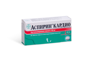 Аспирин кардио таблетки покрытые оболочкой 100 мг 98 шт
