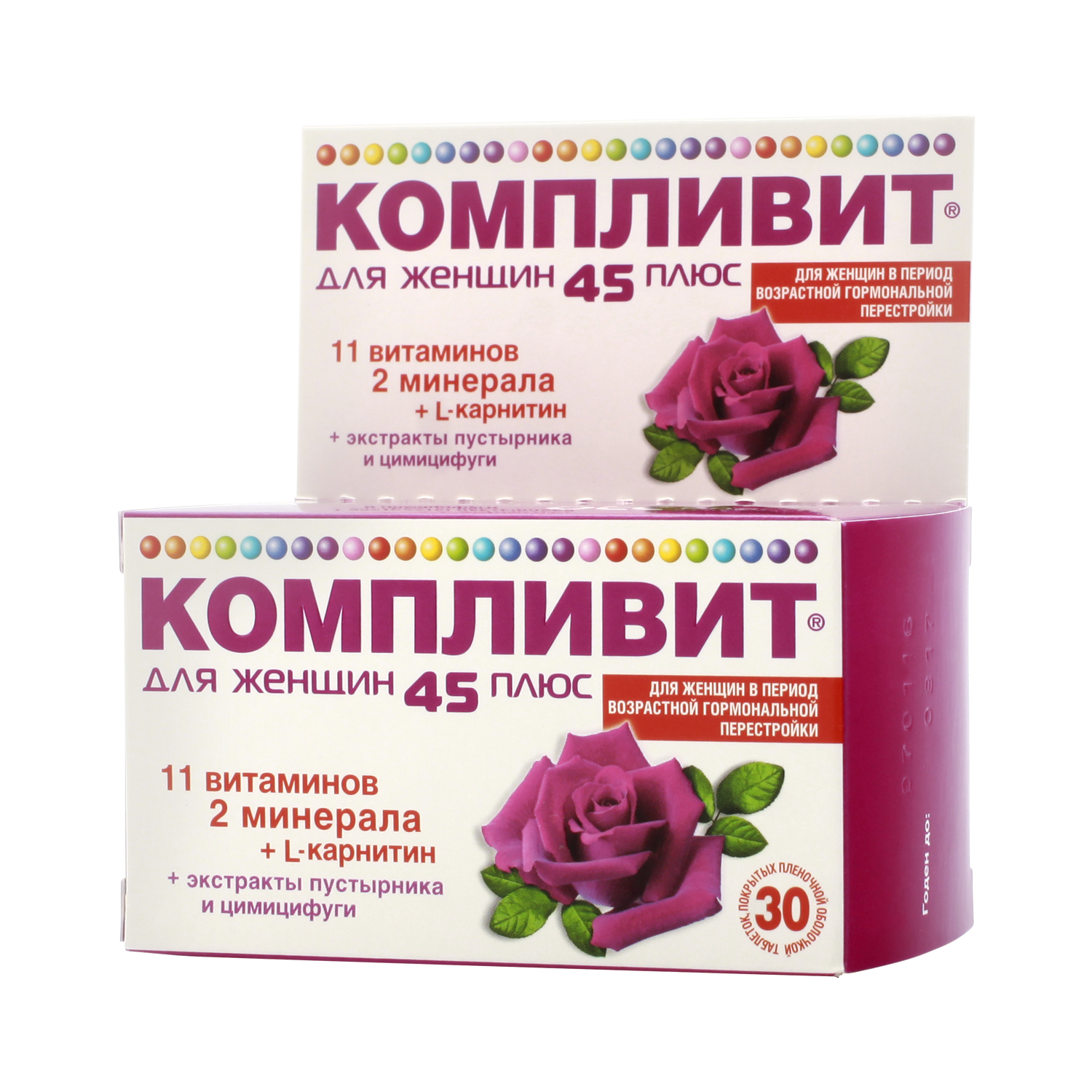 Компливит для женщин 45 плюс таблетки 30 шт  в Санкт-Петербурге .