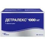Детралекс таблетки покрытые пленочной оболочкой 1000 мг 60 шт