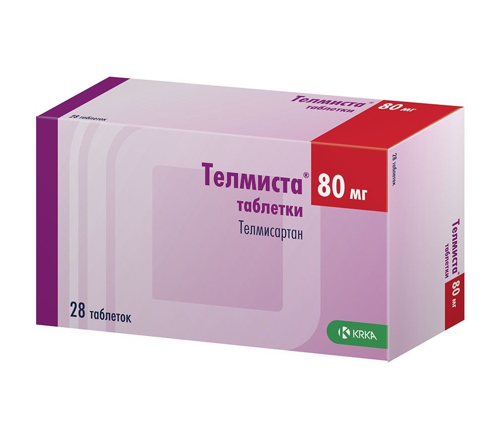 Телмиста таблетки 80 мг 28 шт  по цене 499,0 руб в интернет .