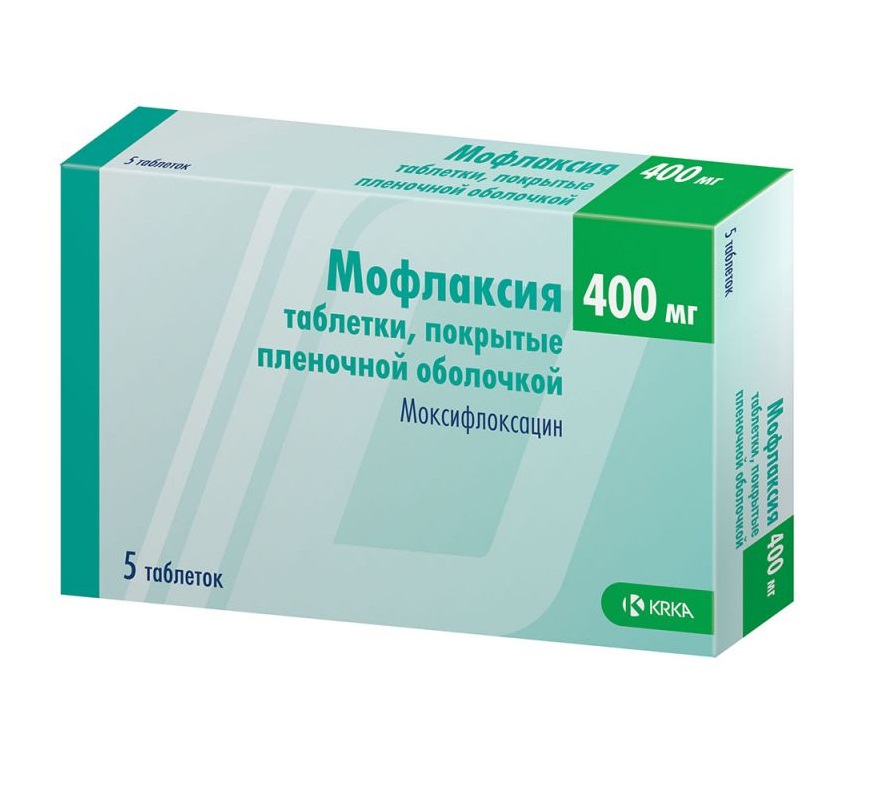 Мофлаксия таблетки 400 мг 5 шт  в Острове, цена 317,0 руб .